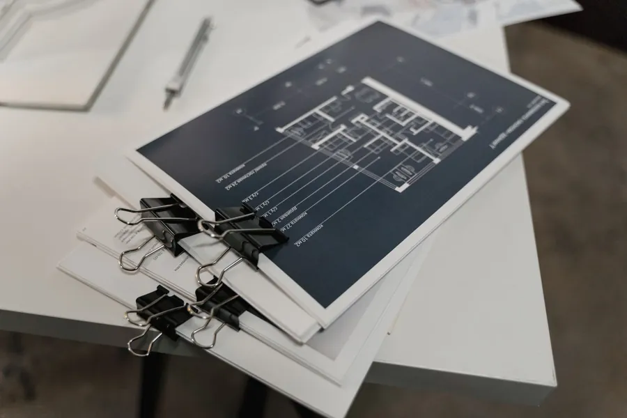 Flat roof specification and drawings prepared for works to a block of flats in Weston-super-Mare