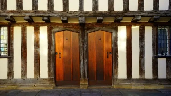A timber-framed Tudor town house of the kind that holds Bridgwater's Blake Museum