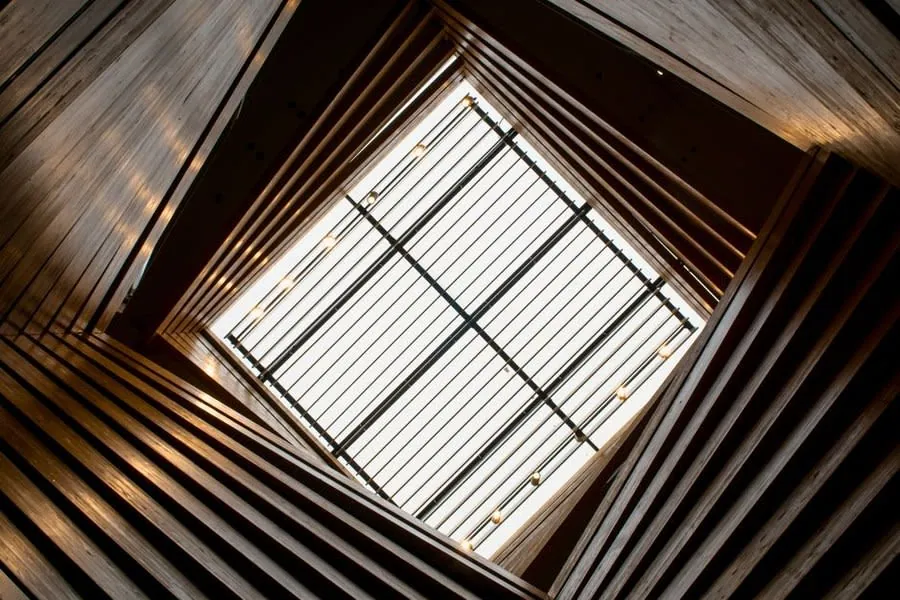 Strong sunlight and shadow through a rooflight, the summer heat gain issue in Weston-super-Mare homes